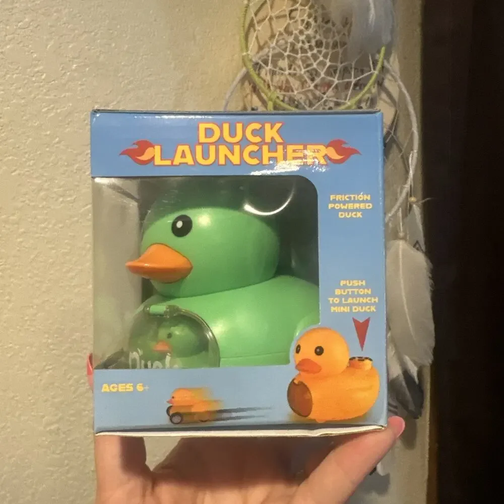 Gener8 Friction Powered Duck Launcher Five Below. Green Duck. Viral Toy